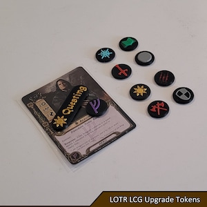 LOTR LCG アップグレード トークン | ロード オブ ザ リング カード ゲーム LCG | 完全セットには 233 個のトークンが含まれます