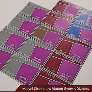 Marvel Champions Mutant Genesis Divisores de jogos | Marvel defende o jogo de cartas LCG