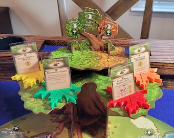 Special Event Card Leaf Shaped Holder | Unofficial Everdell Board Game Upgrade