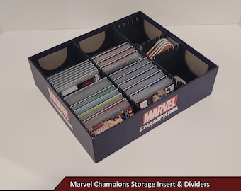 Marvel Champions Storage Insert & Dividers | Marvel Champions The Card Game LCG