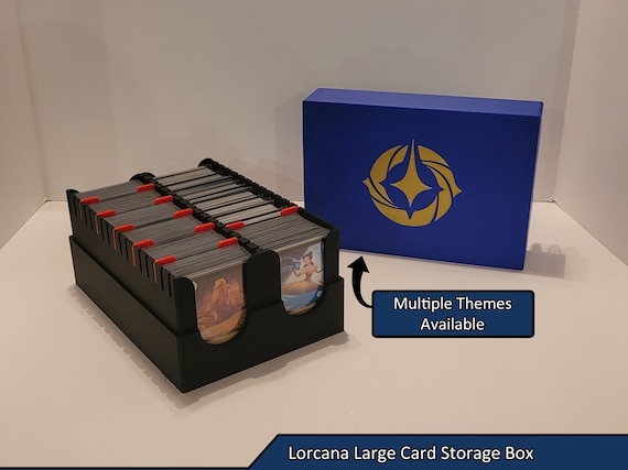 Lorcana Large Card Storage Box | Lorcana TCG - Etsy Lorcana Large Card Storage Box | Lorcana TCG - Etsy