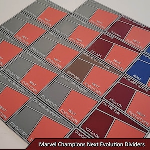 Marvel Meister nächsten Evolution Spiel Divider | Marvel Champs Das Kartenspiel LKG