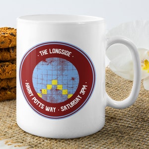 Harry Potts Way - 11oz Ceramic Mug - Psychedelic design in Team Colours - gift for home or office