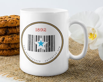 Newcastle - Mug en céramique de 11 oz - Design psychédélique aux couleurs de l'équipe - Cadeau pour la maison ou le bureau