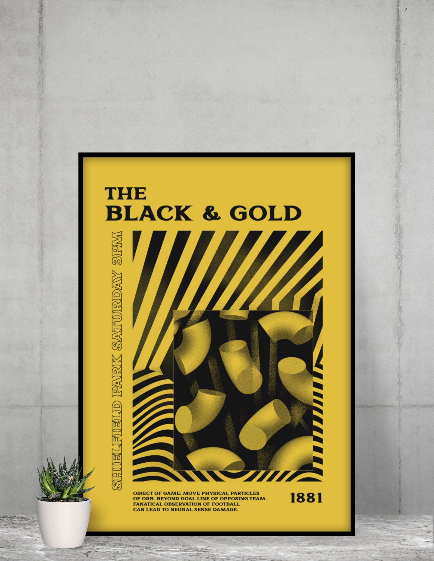 Berwick Rangers FC Inspired Art Print - Psychedelic Design in Team ...