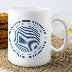 The Pensioners - 11oz Ceramic Mug - Psychedelic design in Team Colours - gift for home or office