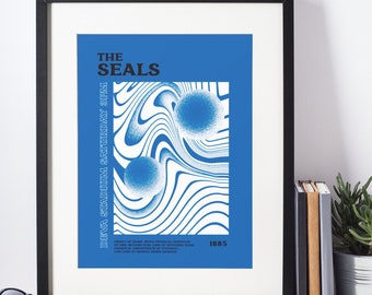 Chester - Lámina artística psicodélica inspirada en los colores del equipo. Tamaños disponibles: A3/A4/A5/A6. Opciones de enmarcado disponibles.