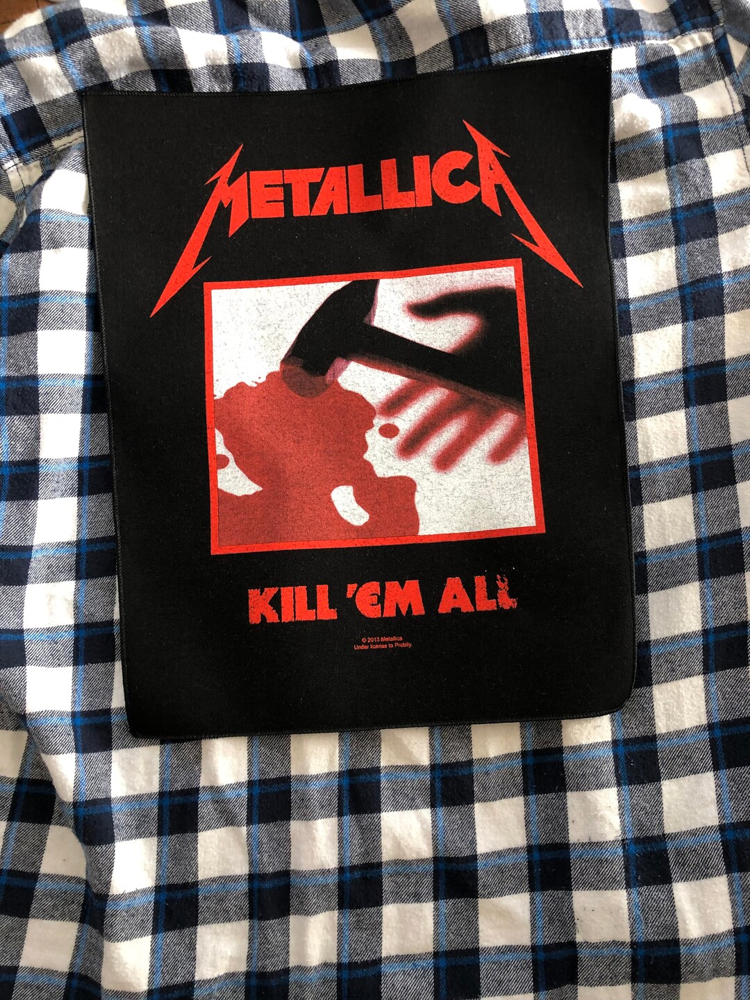 ROCK BAND Flannel Shirt Etsy