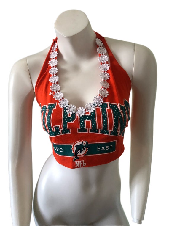 Miami Dolphins Halter Top DIY Football