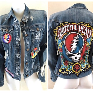 GRATEFUL DEAD Custom Jean Jacket image 2