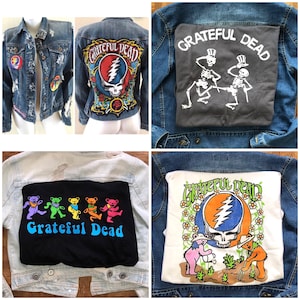 GRATEFUL DEAD Custom Jean Jacket image 1