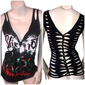 SLIPKNOT Cut Weave T-shirt Tank Top