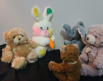 Fleischer the 10” Vintage Oriental Trading Co Plush Rabbit!