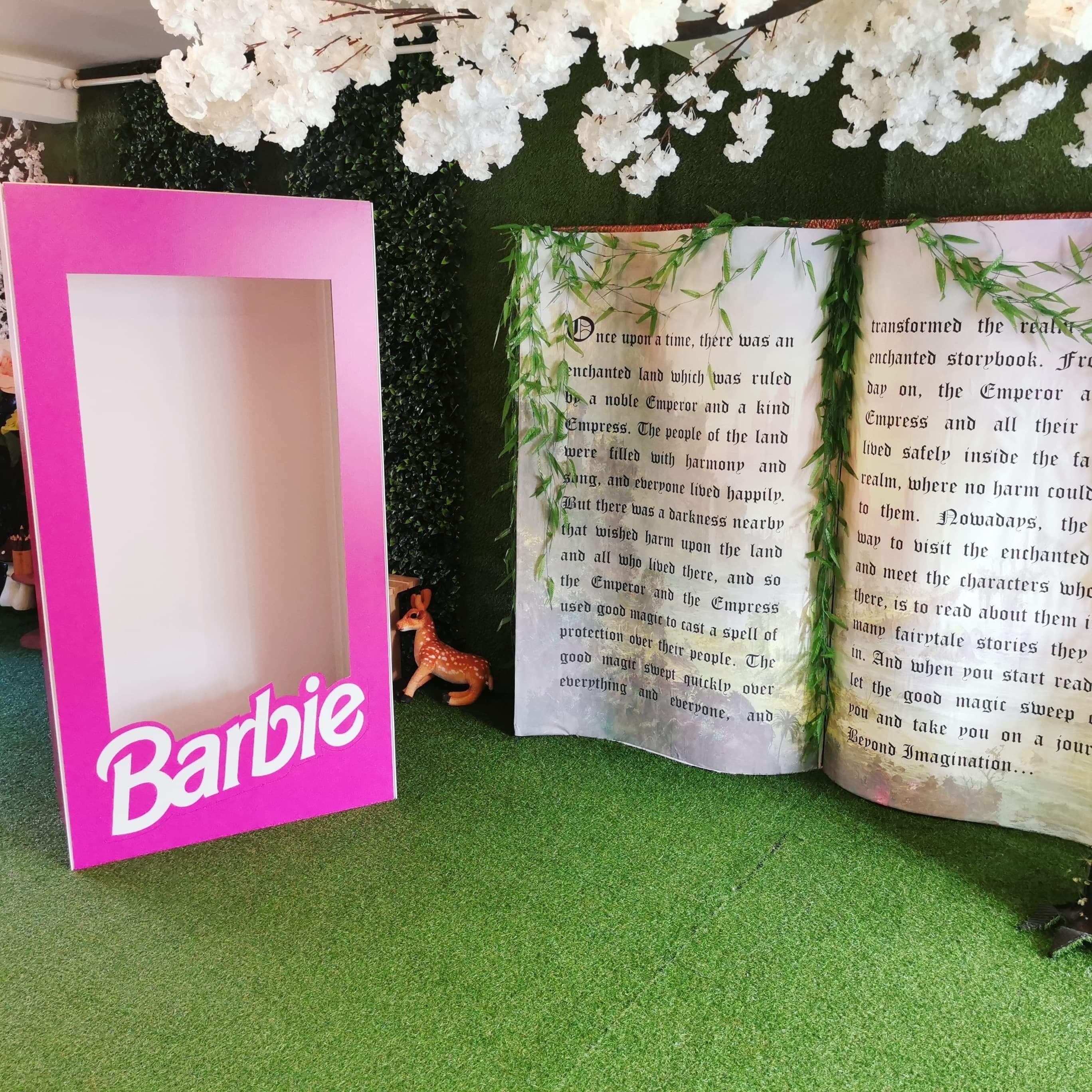 5ft High KIDS Life Size Barbie Box Prop Events Signage Selfie Signs ...