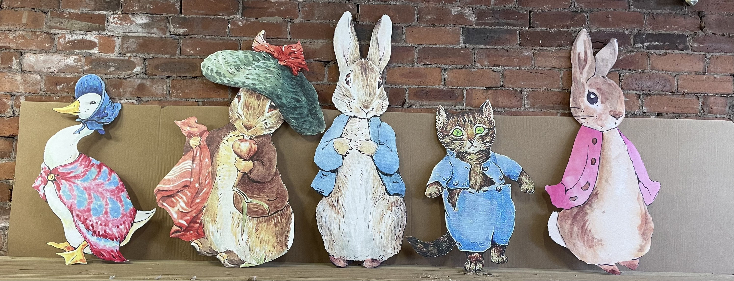 Peter Rabbit Characters 1m High Baby Shower Events Prop per Character ...
