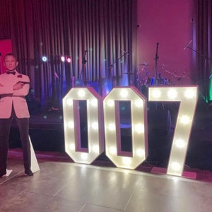 Full size James Bond  cut out events prop 6ft high cut out 007 events