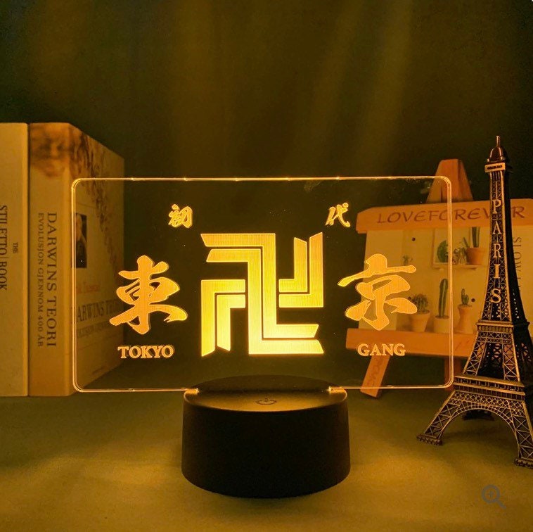 Lampe Led 3D Veilleuse Manji Gang - Tokyo Revengers