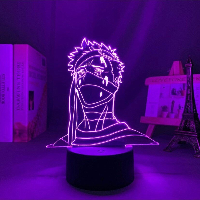 Lampe Veilleuse Led 3D Zabuza Momochi de Naruto Shippuden