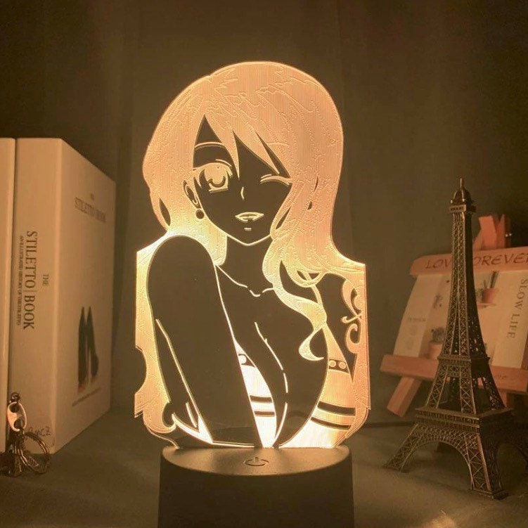 Lampe Veilleuse Led 3D Nami de One Piece