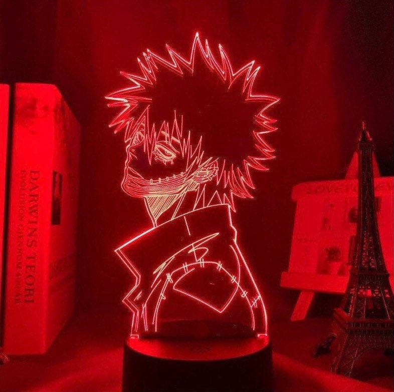 Lampe Veilleuse Led 3D Dabi de My Hero Academia