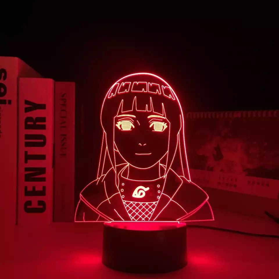 Lampe Veilleuse Led 3D Hinata de Naruto