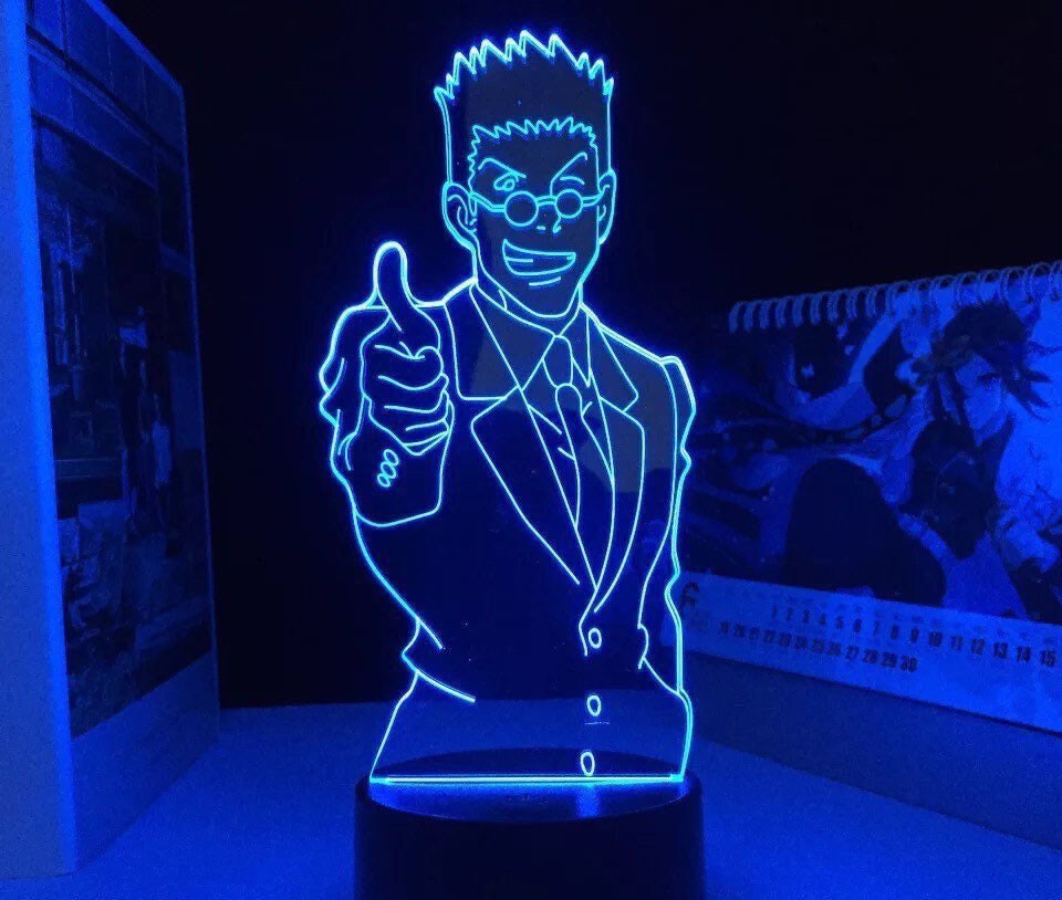 Lampe Led 3D Veilleuse Leolio de Hunter X Hunter