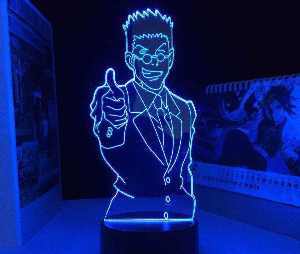 Lampe Led 3D Veilleuse Leolio de Hunter X Hunter