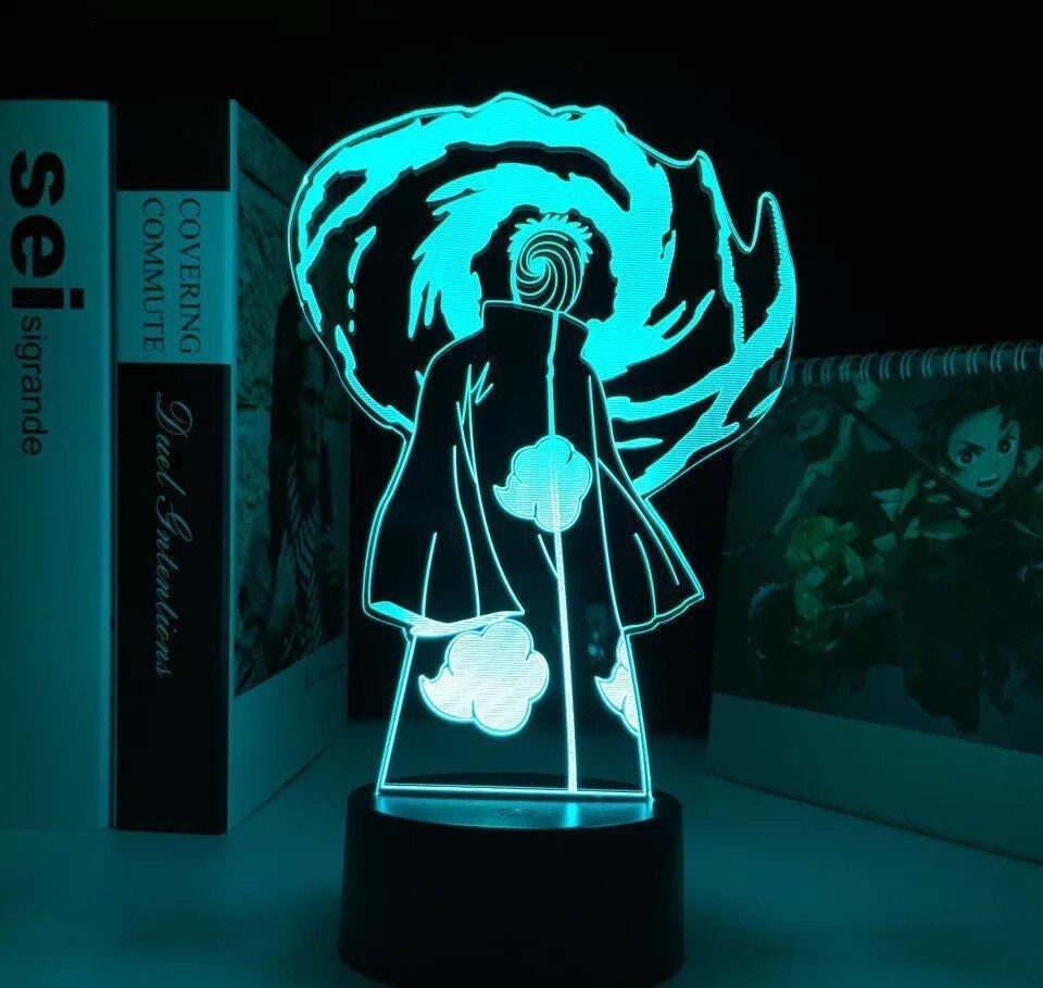 Lampe Veilleuse Led 3D Tobi de Naruto Shippuden