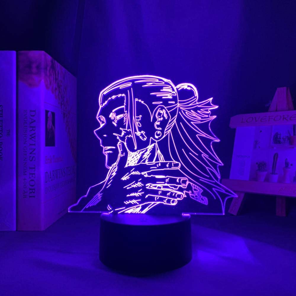 Lampe Led 3D Veilleuse Jujutsu Kaisen Suguru Geto