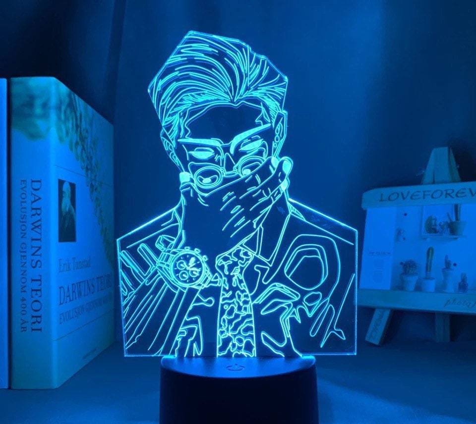 Lampe Led 3D Veilleuse Jujutsu Kaisen Kento Nanami