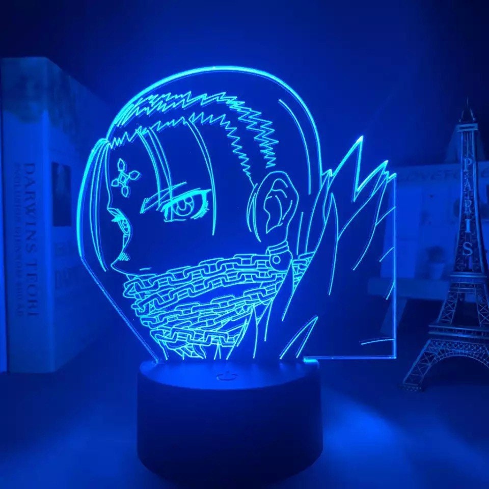 Lampe Led 3D Veilleuse Kuroro Lucifuru de Hunter X Hunter