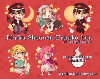 Jibaku Shounen Hanako-kun - 2" Charms