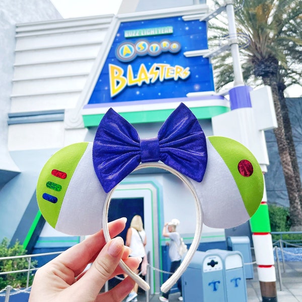 Buzz Lightyear Mouse Ears - W/ Comfortable Headband Option for Headaches and Migraines