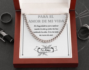 Para El Amor De Vida Spanish Chain Necklace Regalo Para - Etsy
