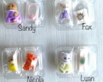 Calico Critters baby seashore friends blind bag figures revealed new in package