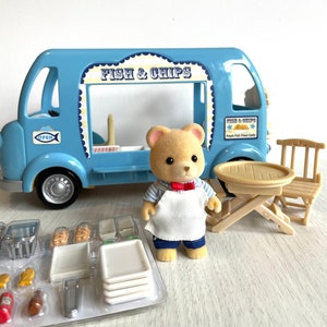 Sylvanian families fish and chip van clearance