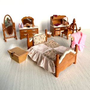 Sylvanian families classic antique bed deals