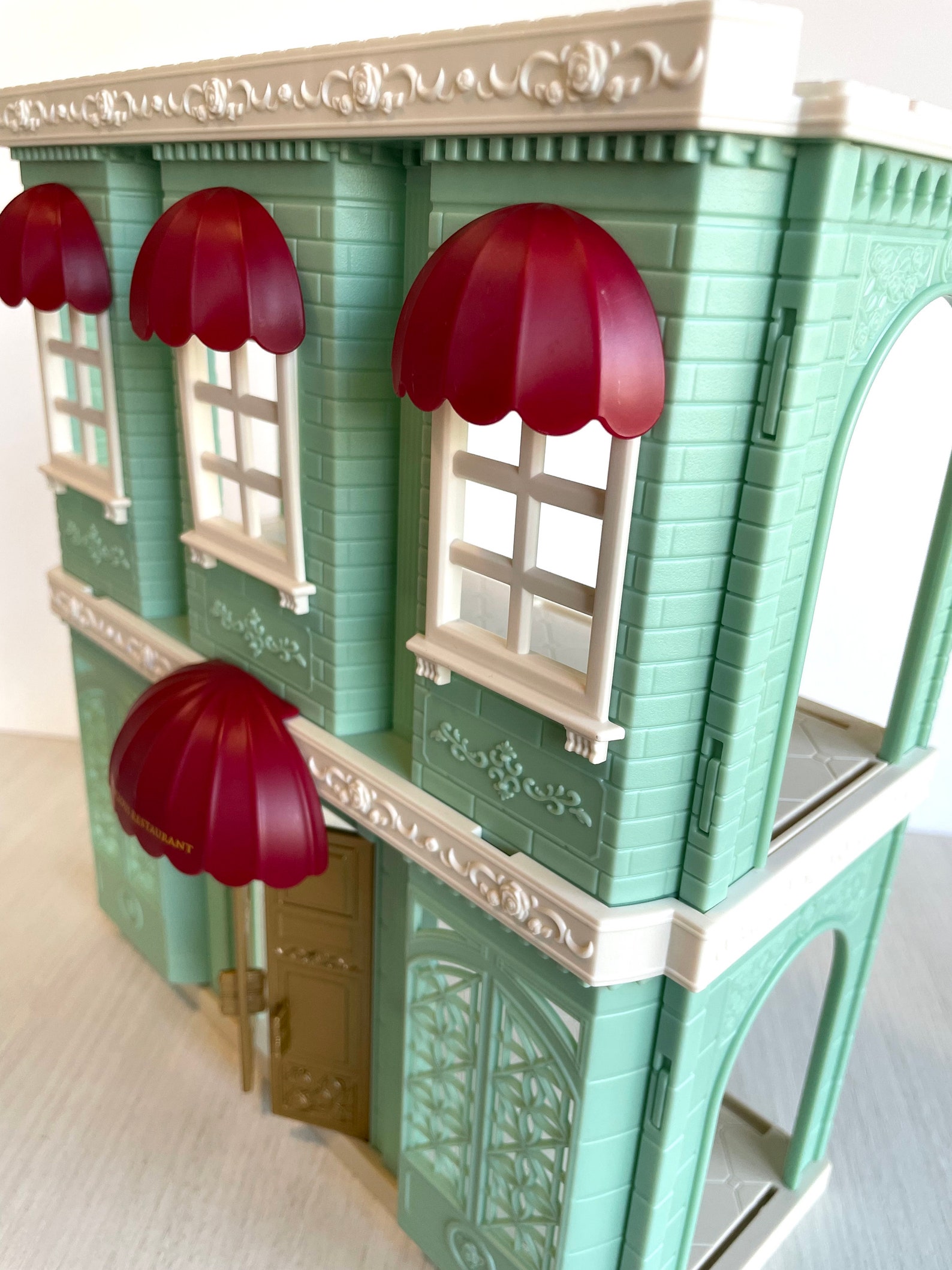 Calico Critters Building With Gold Door, - Etsy