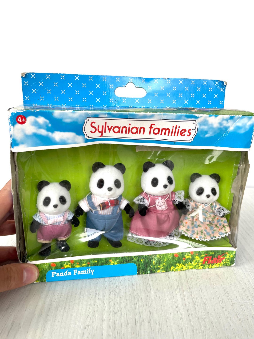 ナリコ　浜ちゃんグッズ Sylvanian Flair Vintage Bamboo Panda Family Brand New in Box