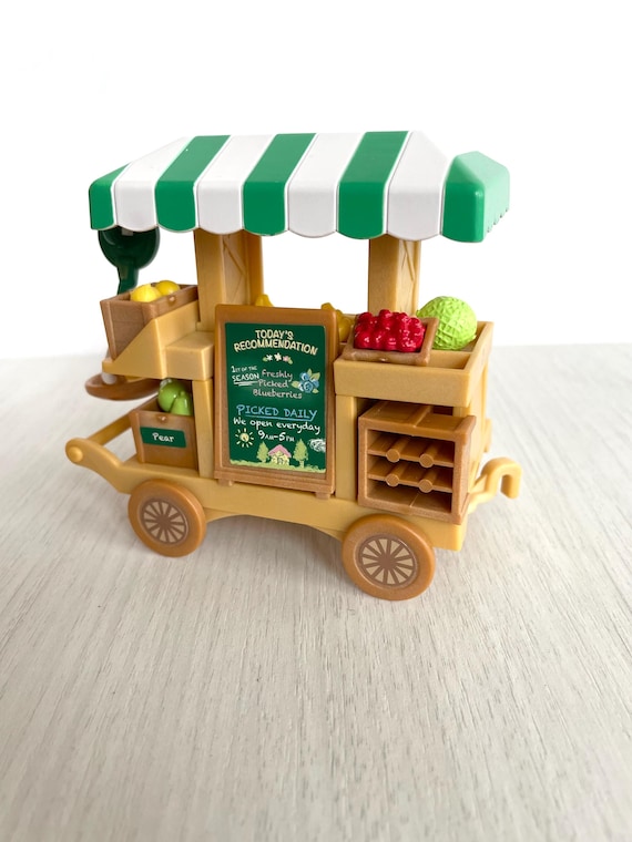 Calico Critters Fruit Wagon Cart Nearly Complete and in Excellent Condition Sylvanian Fruits and Vegetables Produce Farm Stand Spare Food Etsy Australia