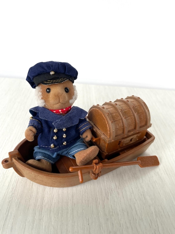 Captain Seadog Riverboat Set Sailor Horatio, Sylvanian Sea Captain Seadog Riverboat Set Sailor Horatio, Sylvanian Sea
