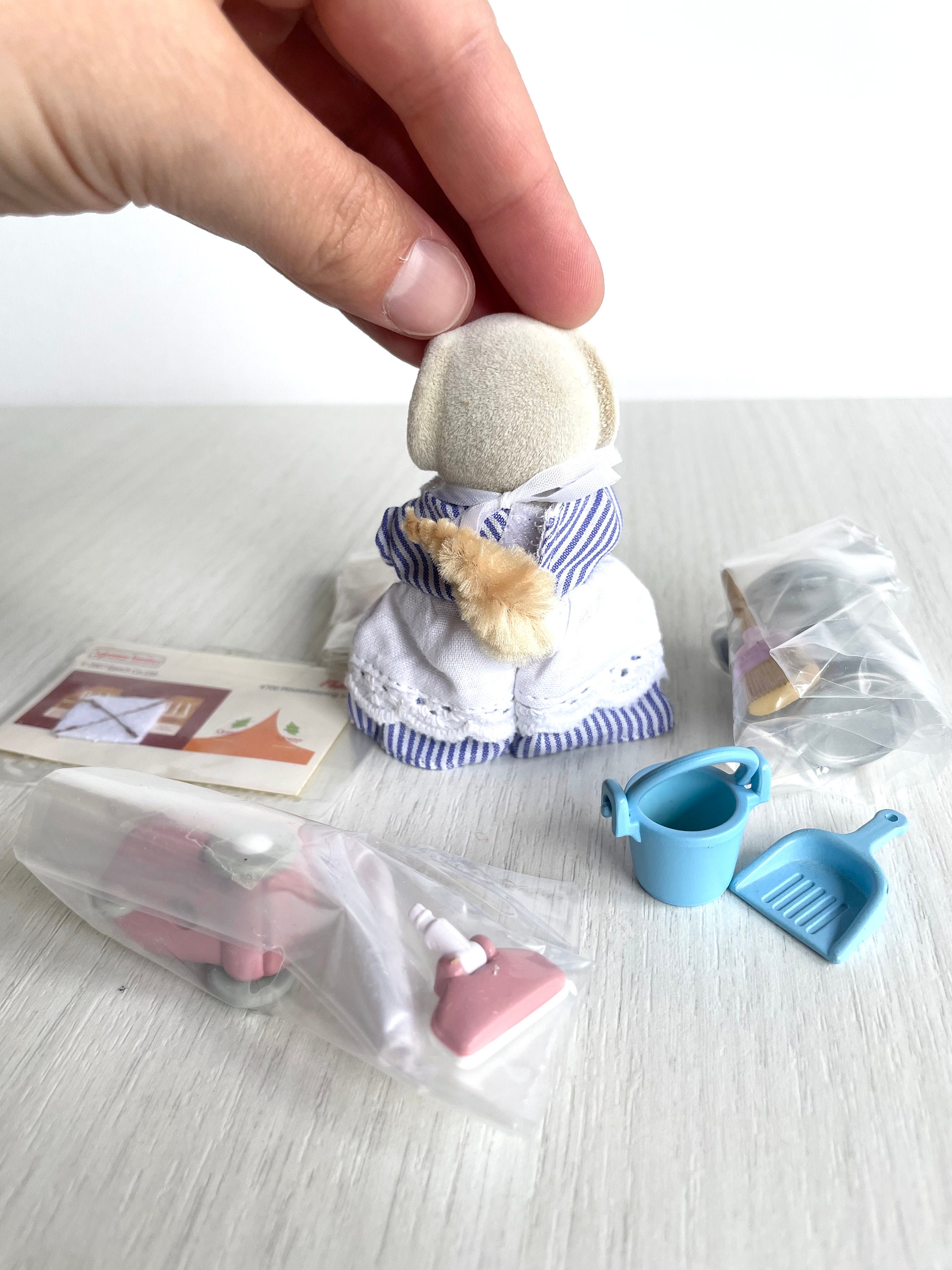 Calico Critters Housekeeping Set Sylvanian Families Made and - Etsy