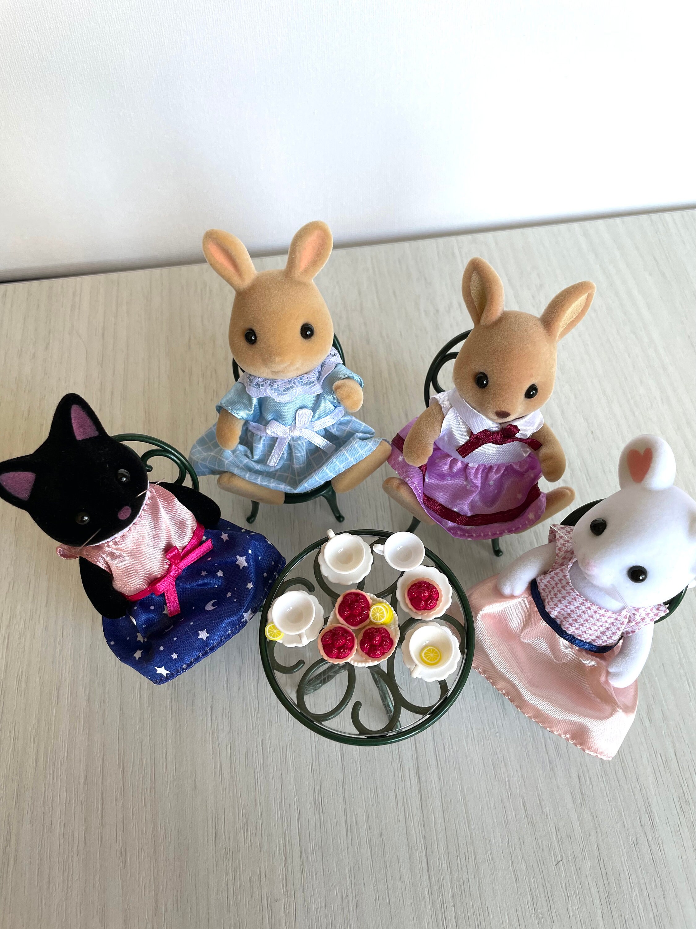 Calico Critters Sweets Party Set – 30-Piece Tea Party Accessories For Dollhouses | Includes Table, Chairs, Cakes & Treats - View #9