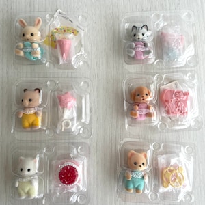 Calico Critters baby party series blind bag figures revealed new in package