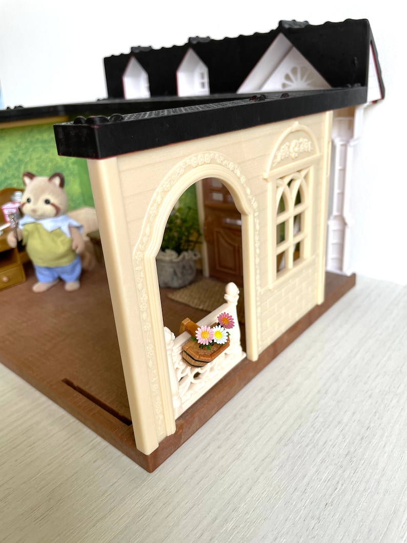 Calico Critters Toymaker Set With Custom Wallpaper Sweet Raspberry Home ...