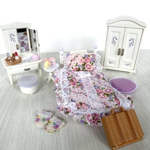 Sylvanian Families Calico Critters Country Bedroom Set Sylvanian