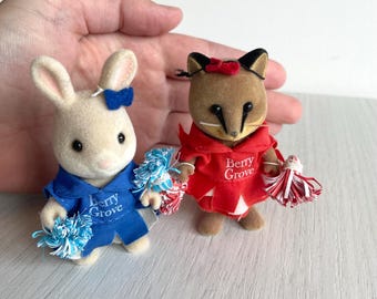 Calico Critters ミーアキャットの赤ちゃん三つ子、廃盤品ですが状態