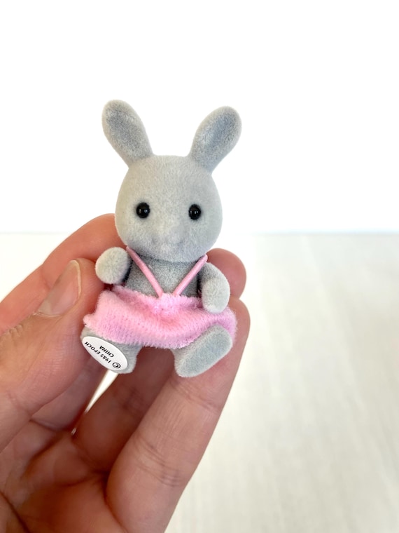 Sylvanian Families Babblebrook Rabbit Baby in Original Clothes and