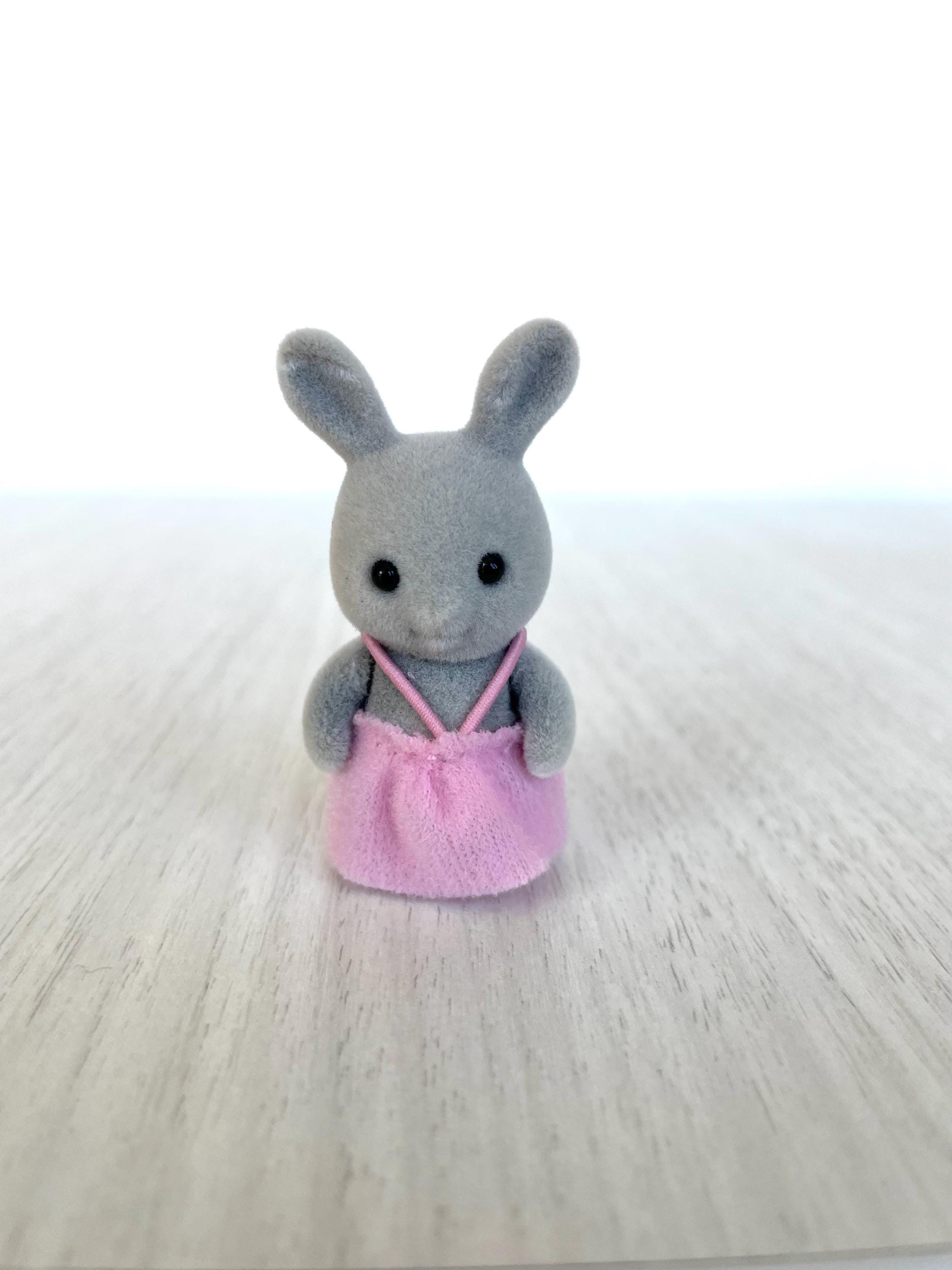 Sylvanian Families Babblebrook Rabbit Baby in Original Clothes and