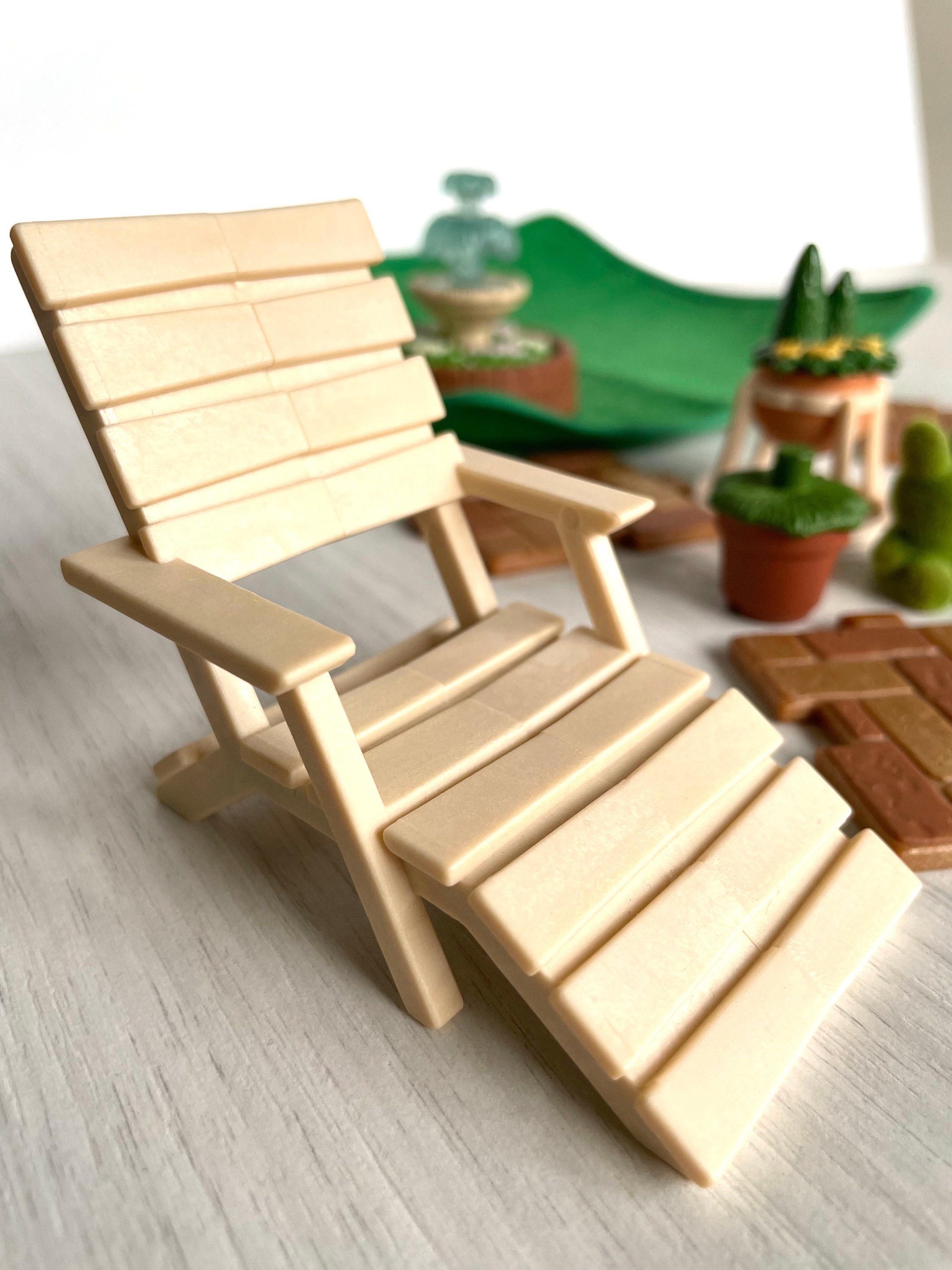 希少なヴィンテージのシルバニアファミリーのくつろぎガーデンセット